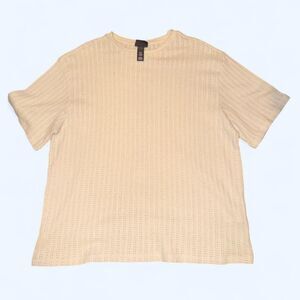 H&M men’s XL crochet short sleeve shirt